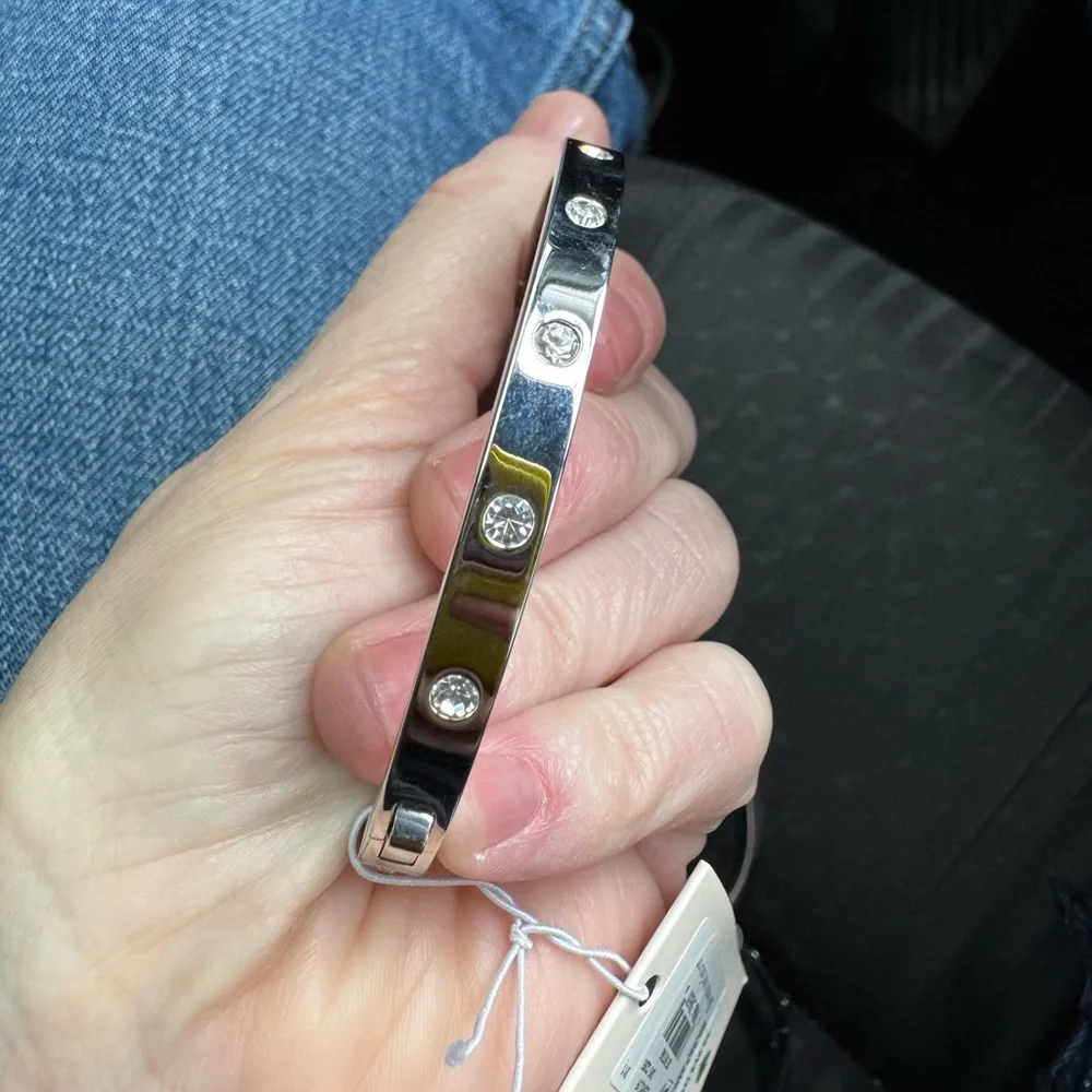 NWT- Kate Spade Crystal Hinge Bracelet